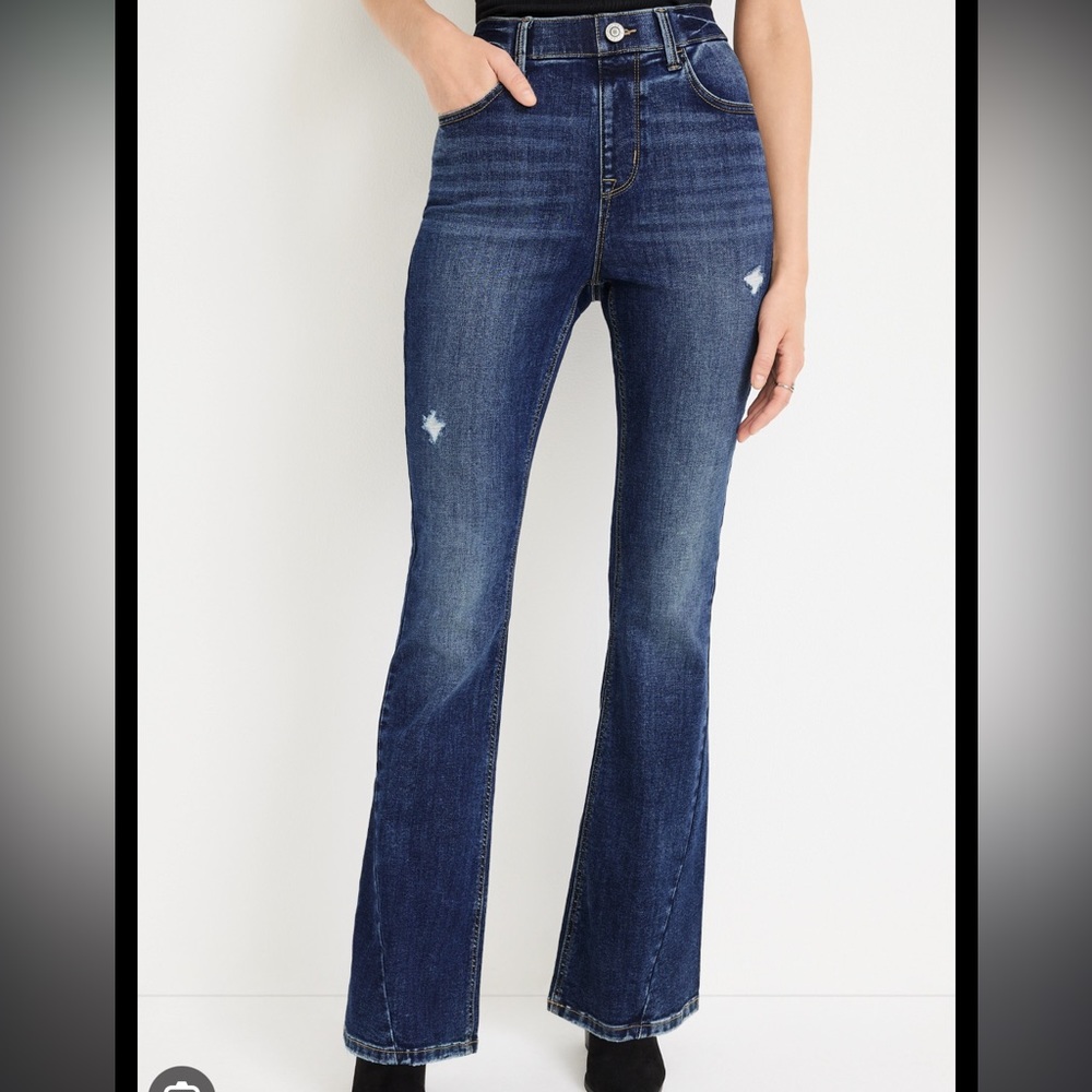 M Jeans by Maurice’s Cool Comfort Flare Super High Rise Jean 22W NWT